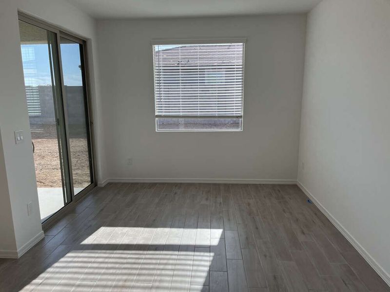 Dining Nook with Kitchen and Great Room