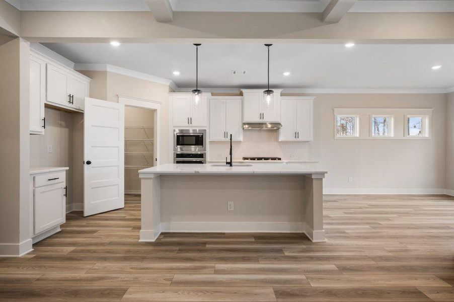 Furnished interior view inside a new home in Pinecrest Ridge, Dacula (Image 10).