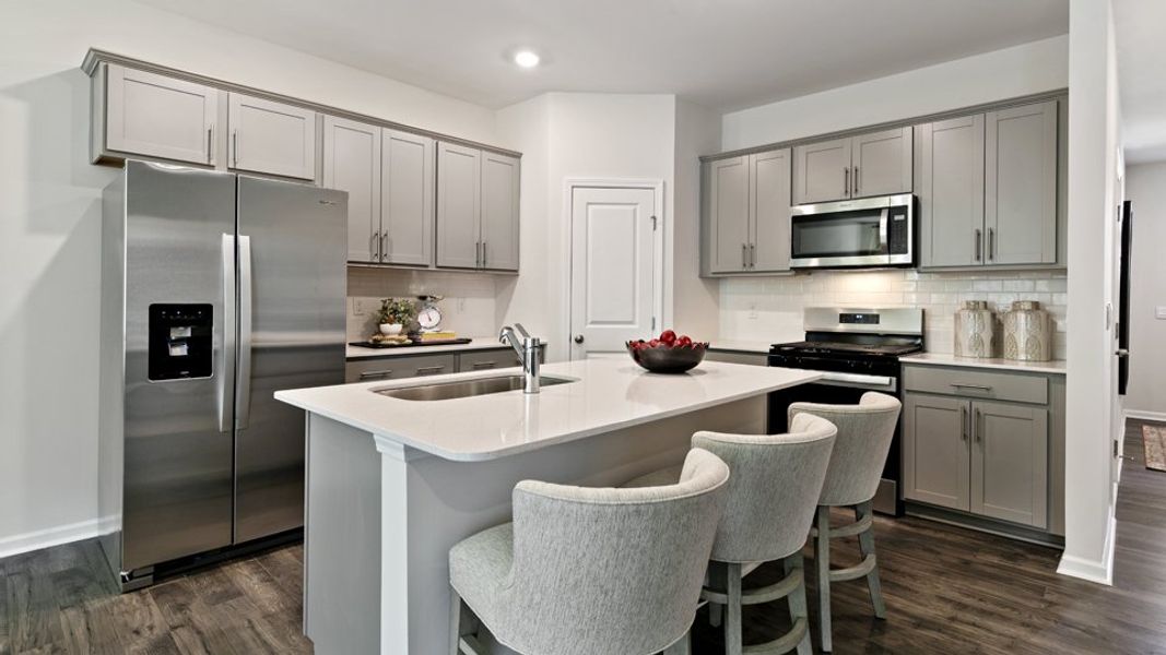 Furnished interior view inside a new home in Chapel Townes, Raleigh (Image 8).