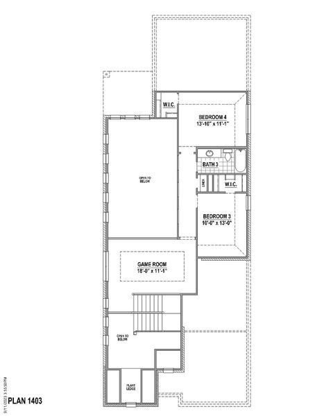 Plan 1403 2nd Floor Plan 1403 2nd Floor