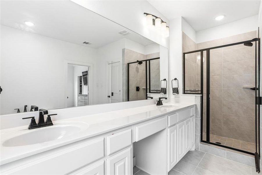 Furnished interior view inside a new home in The Villages of Hurricane Creek, Anna (Image 29).