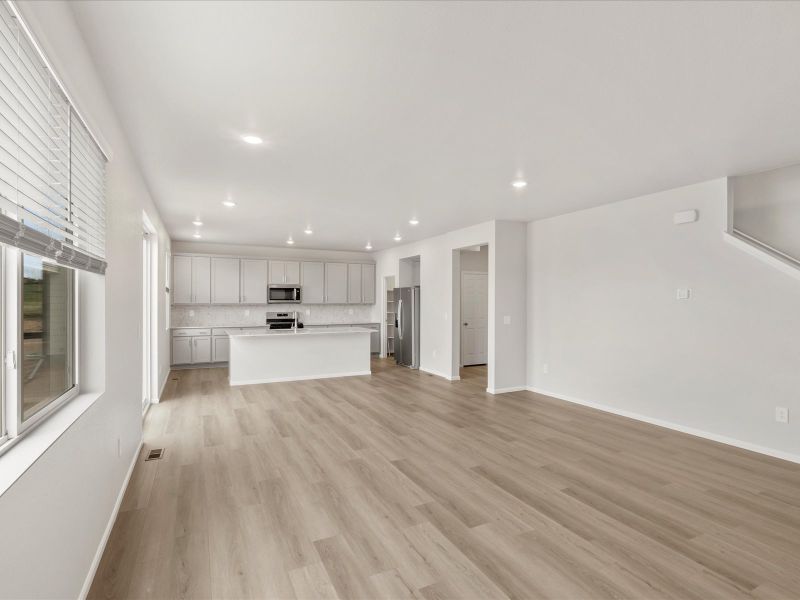 The Kenosha floorplan image taken at a Meritage Homes community in Falcon, CO.