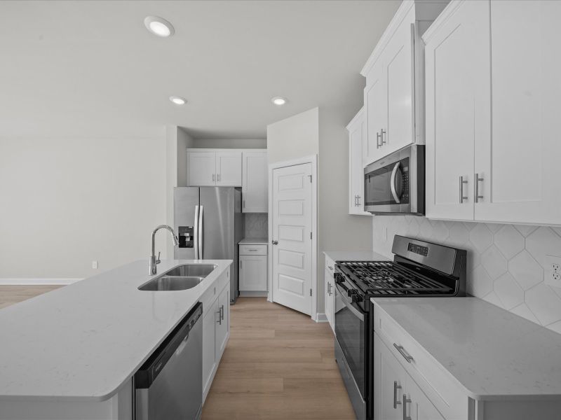 Furnished interior view inside a new home in Northbrook Village Townes, Taylors (Image 6).