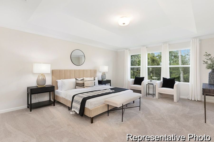 Furnished interior view inside a new home in Morrow Brook, Albemarle (Image 14).