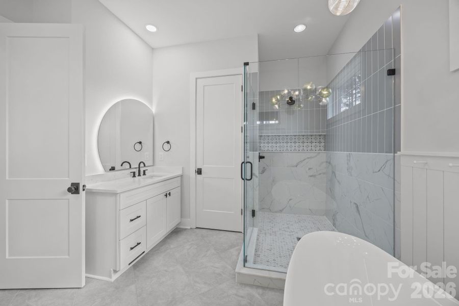 Furnished interior view inside a new home in , Statesville (Image 7).