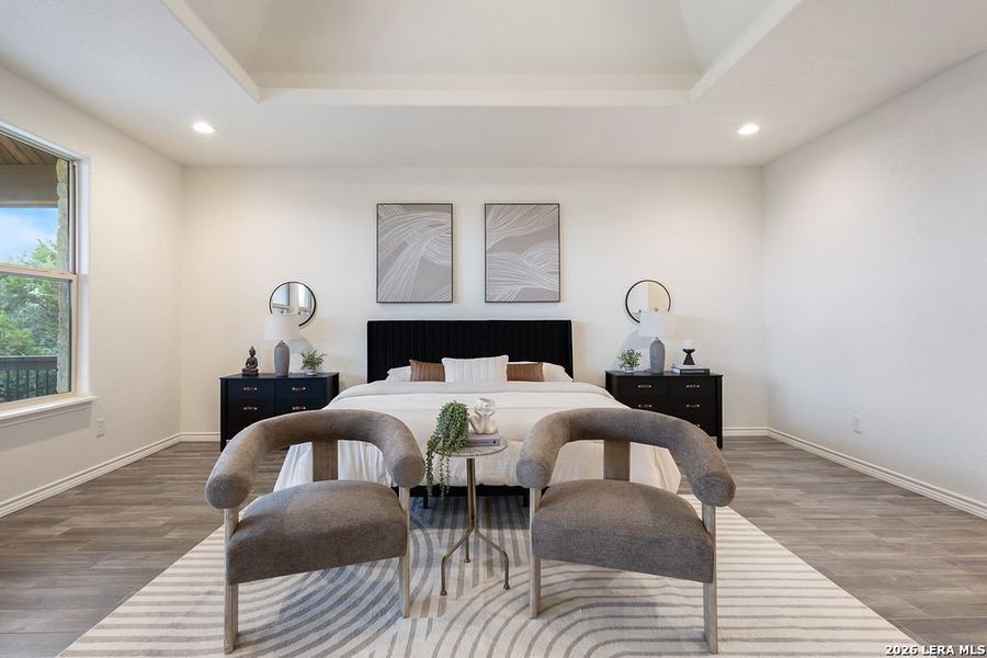 Furnished interior view inside a new home in , New Braunfels (Image 13).