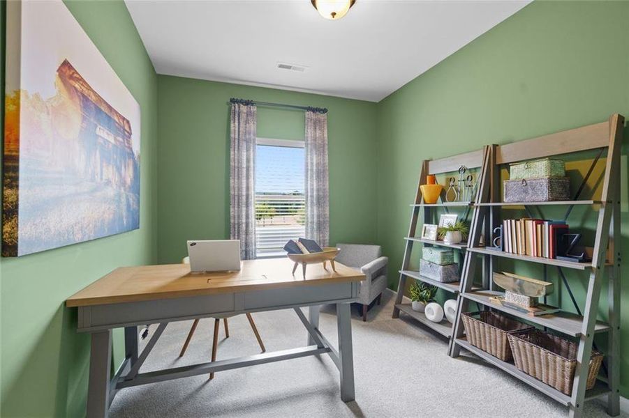 Furnished interior view inside a new home in Saddle Ridge, Calhoun (Image 23).