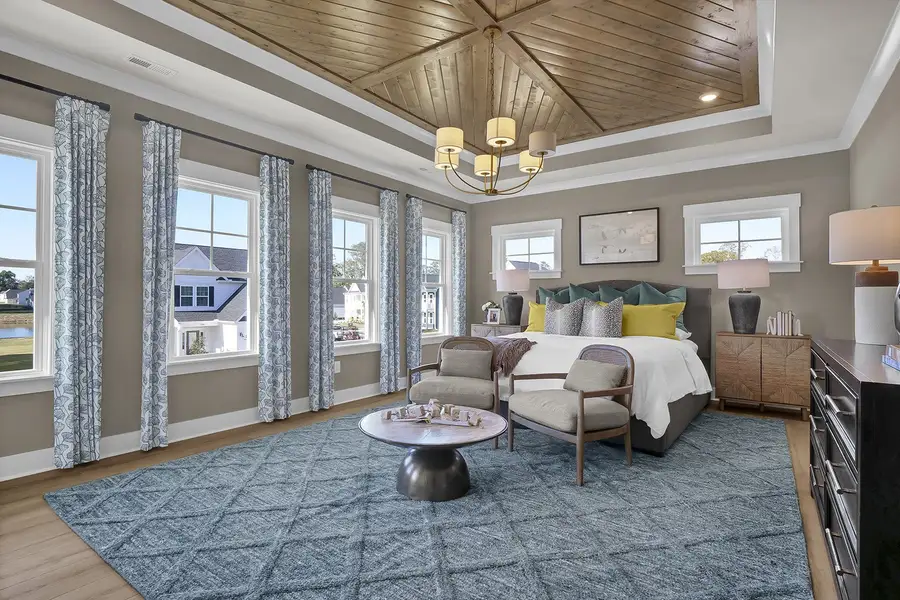 Representative furnished interior of a home built from the Webster II - Vanguard Collection by Mungo Homes in Scotts Hill Village, Wilmington (Image 7).