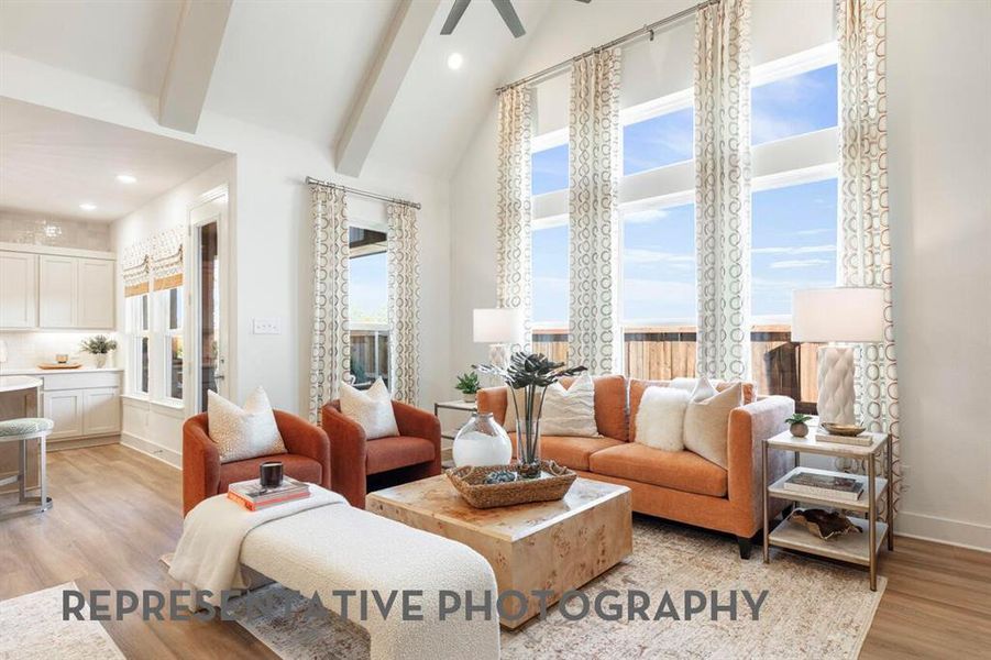 Furnished interior view inside a new home in Sonoma Verde, McLendon-Chisholm (Image 11).