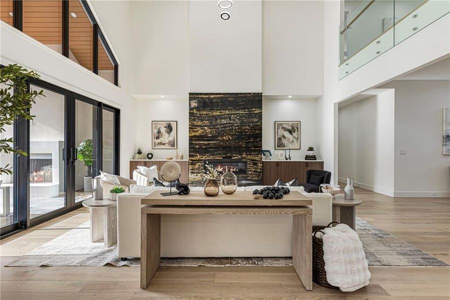 Furnished interior view inside a new home in , Suwanee (Image 10).