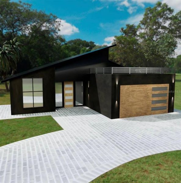 Front exterior of a new home in , Ocala, FL, highlighting curb appeal (Image 1). Front exterior of a new home in , Ocala, FL, highlighting curb appeal (Image 1).