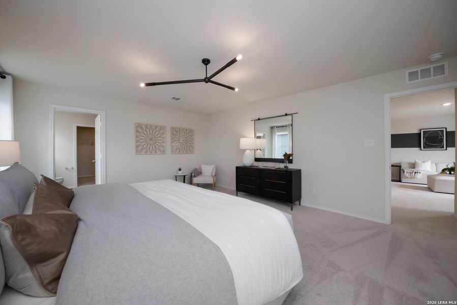 Furnished interior view inside a new home in , New Braunfels (Image 9).