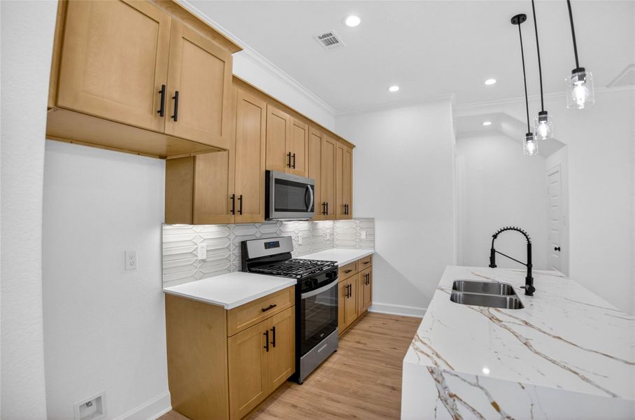 Furnished interior view inside a new home in , Houston (Image 11).