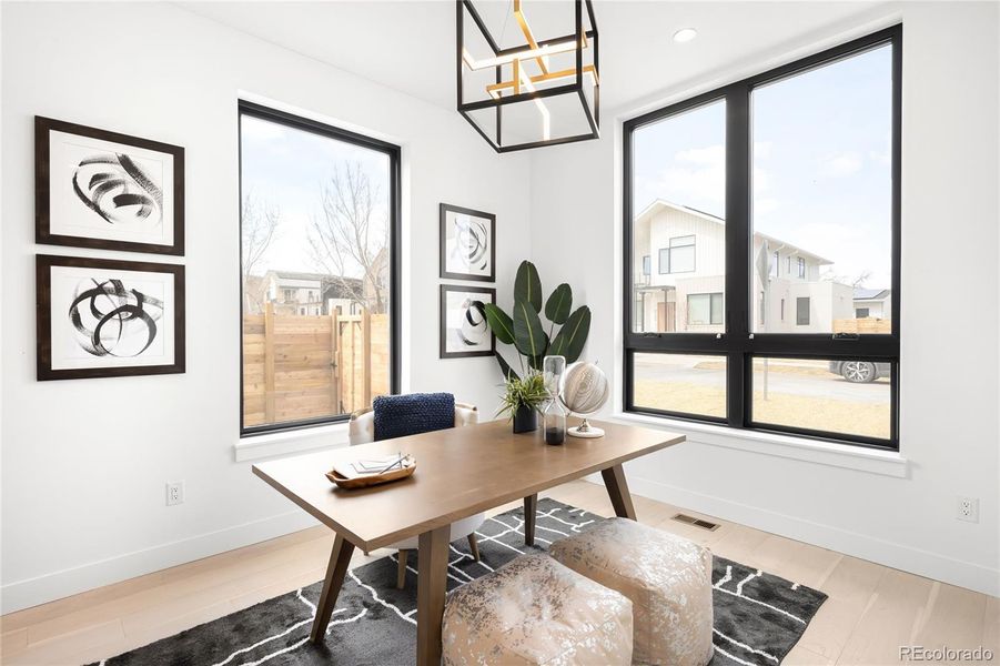 Furnished interior view inside a new home in , Boulder (Image 29).