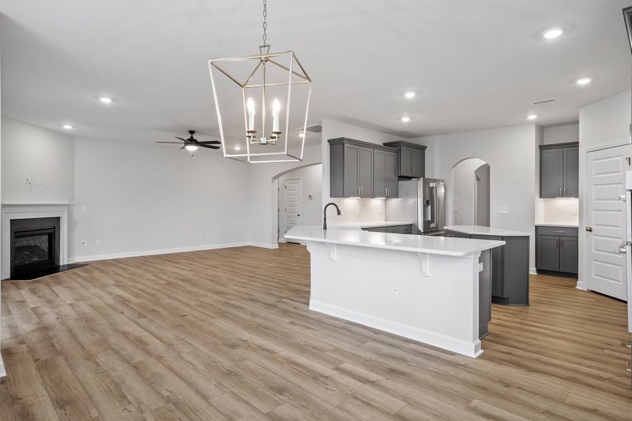 Furnished interior view inside a new home in Sweetbrier, Durham (Image 11).