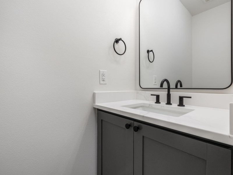 Half bath in Powder Room Half bath in Powder Room