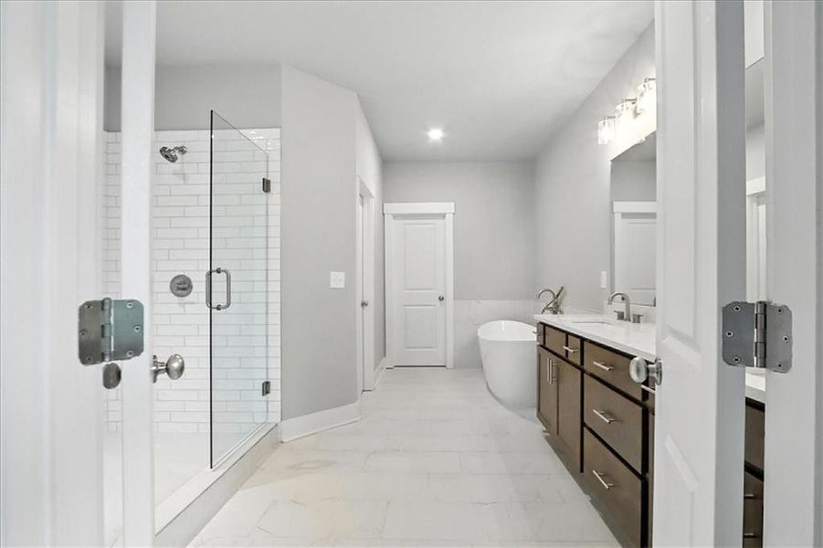 Furnished interior view inside a new home in Old Town Estates, Monroe (Image 14).