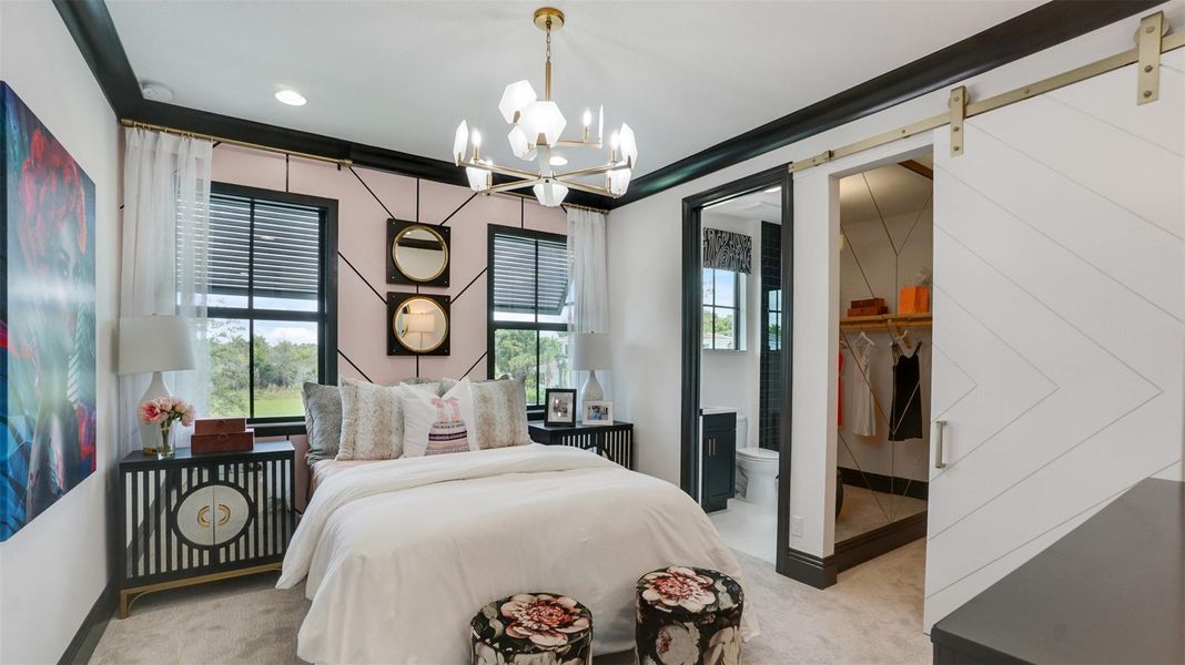 Furnished interior view inside a new home in Artistry Palm Beach, Palm Beach (Image 11).