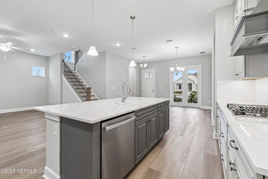Furnished interior view inside a new home in Seabrook Village 50’ Rear Entry, Nocatee (Image 8).