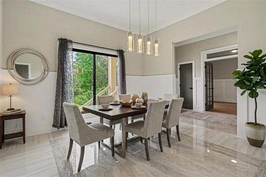 Furnished interior view inside a new home in , Loganville (Image 18).