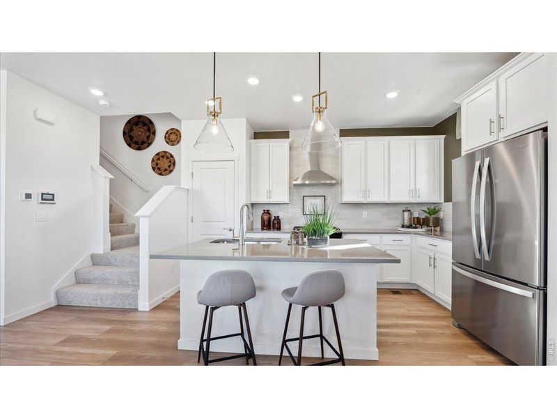 Furnished interior view inside a new home in Villas at Vantage, Berthoud (Image 10).