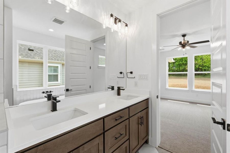 Furnished interior view inside a new home in , Argyle (Image 10).
