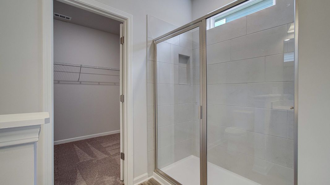 Representative furnished interior of a home built from the Emma by DRB Homes in Enclave at Evergreen, Fairburn (Image 12).