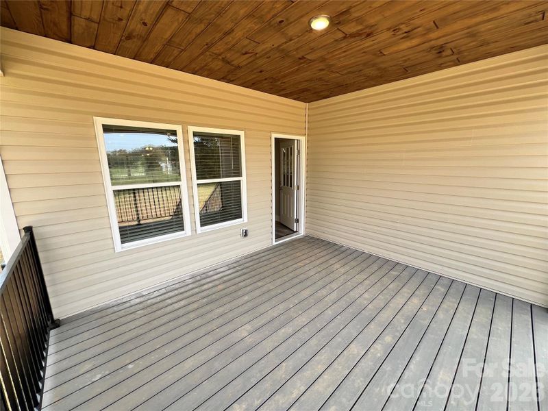 Rear Covered Porch Rear Covered Porch