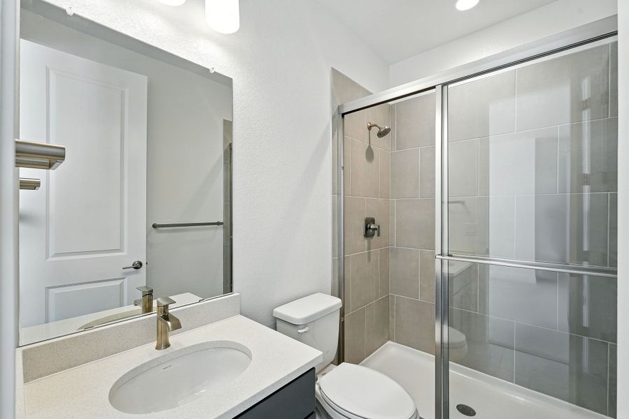 Furnished interior view inside a new home in Macanta, Castle Rock (Image 9).
