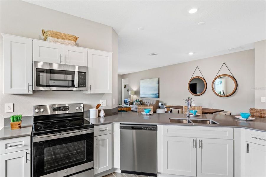 Furnished interior view inside a new home in Bridgewalk, St. Cloud (Image 14).