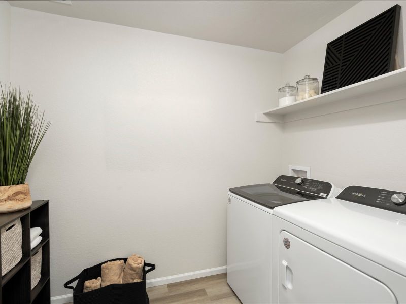 The Timberline floorplan interior image taken at a Meritage Homes community in Colorado Springs, CO.