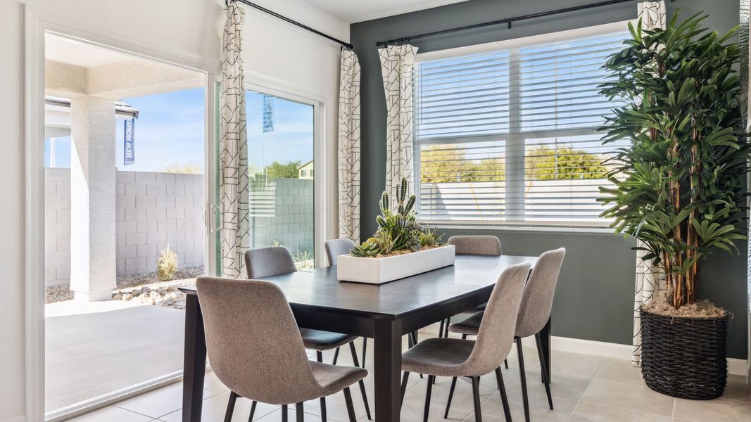 Furnished interior view inside a new home in Desert Moon Estates, Buckeye (Image 10).