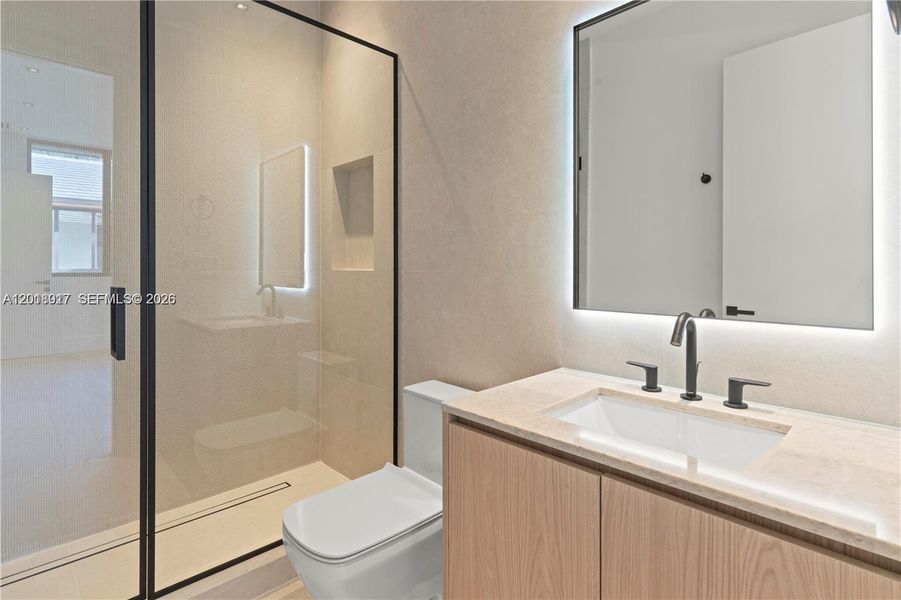 Furnished interior view inside a new home in , Miami (Image 4).