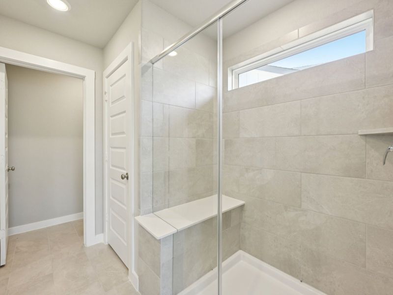 Furnished interior view inside a new home in Granger Pointe - Traditional Series, Conroe (Image 10).