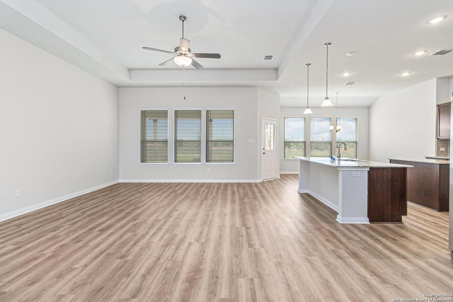 Spacious, unfurnished interior of a new home in Lonesome Dove, San Antonio (Image 27). Spacious, unfurnished interior of a new home in Lonesome Dove, San Antonio (Image 27).