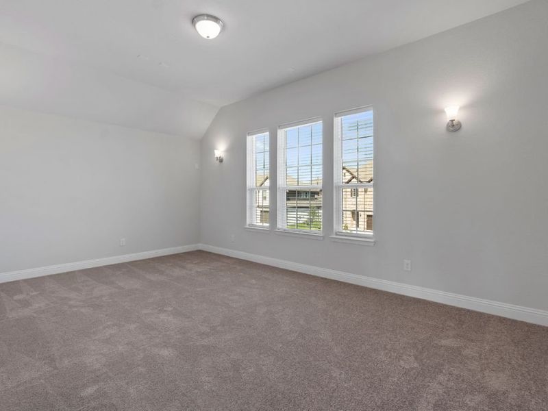 Representative unfurnished interior of a home built from the Weston by Landon Homes in East Village - Classic Series, Frisco (Image 37). Representative unfurnished interior of a home built from the Weston by Landon Homes in East Village - Classic Series, Frisco (Image 37).
