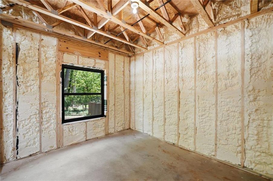 In-progress construction of a new home in , Roswell, GA (Image 73).