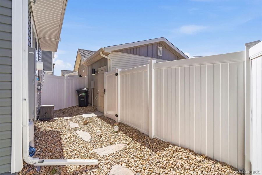 Exterior details and patio area of a home in , Denver (Image 24).