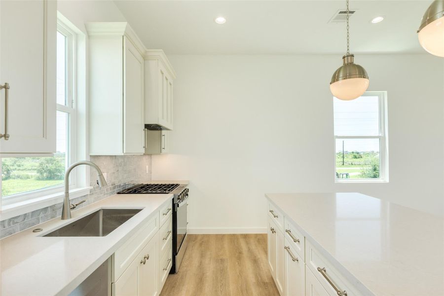 Furnished interior view inside a new home in , Galveston (Image 13).