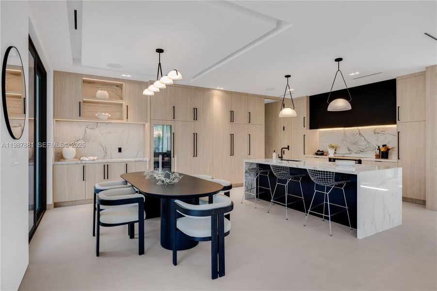 Furnished interior view inside a new home in , Miami (Image 72).