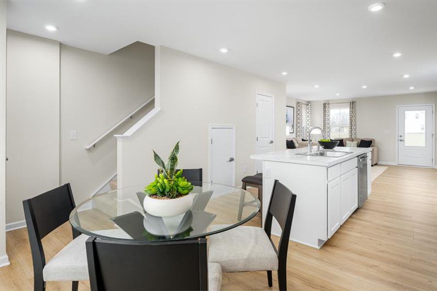 Representative furnished interior of a home built from the Tate by Ryan Homes in Colonial Village, Edenton (Image 5).