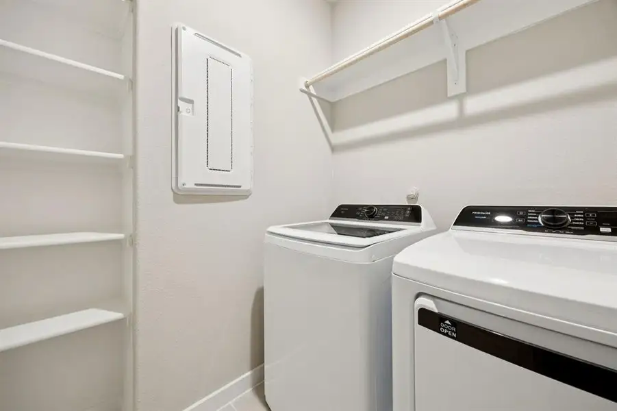 Utility Room in the Oscar home plan by Trophy Signature Homes – REPRESENTATIVE PHOTO