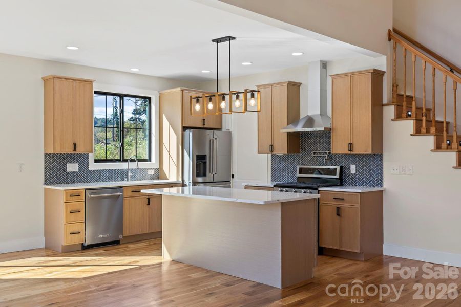 Furnished interior view inside a new home in , Hendersonville (Image 9).
