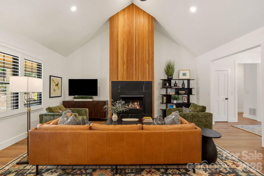 Furnished interior view inside a new home in , Hendersonville (Image 30).