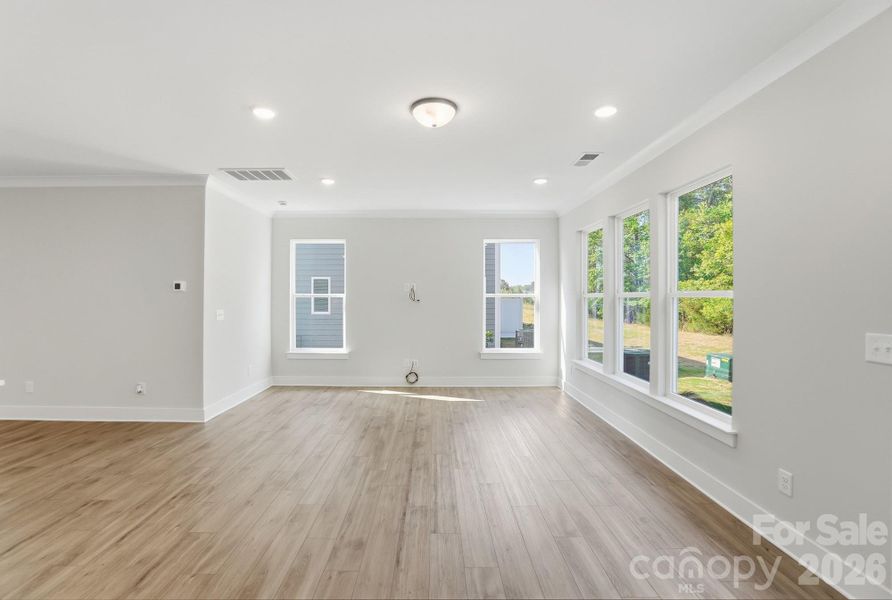 Spacious, unfurnished interior of a new home in Blythe Mill Townhomes, Waxhaw (Image 28). Spacious, unfurnished interior of a new home in Blythe Mill Townhomes, Waxhaw (Image 28).
