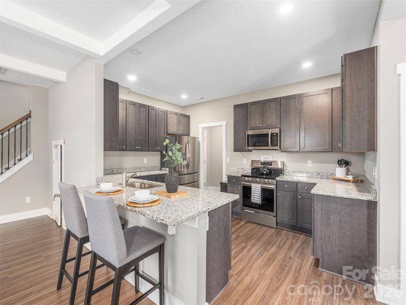 Furnished interior view inside a new home in , Fletcher (Image 15).