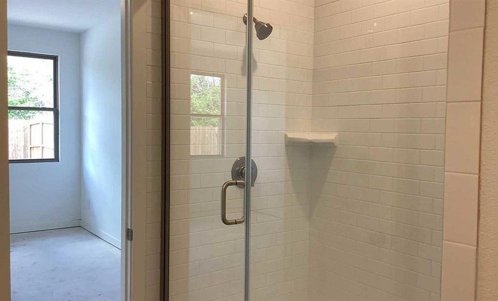 Primary Bathroom Construction Progress featuring the Milan Collection