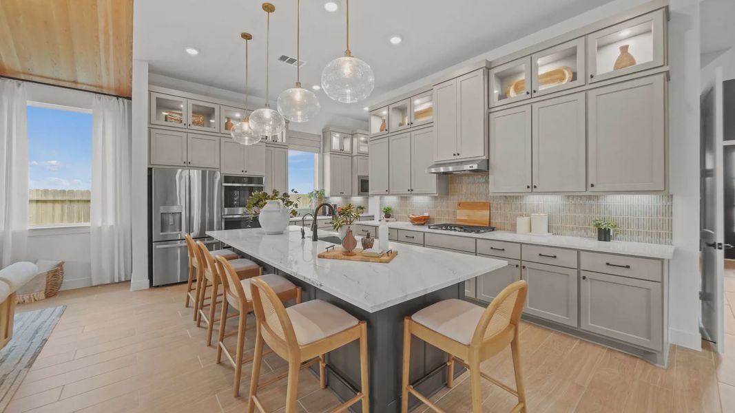 Furnished interior view inside a new home in Grange, Katy (Image 14).