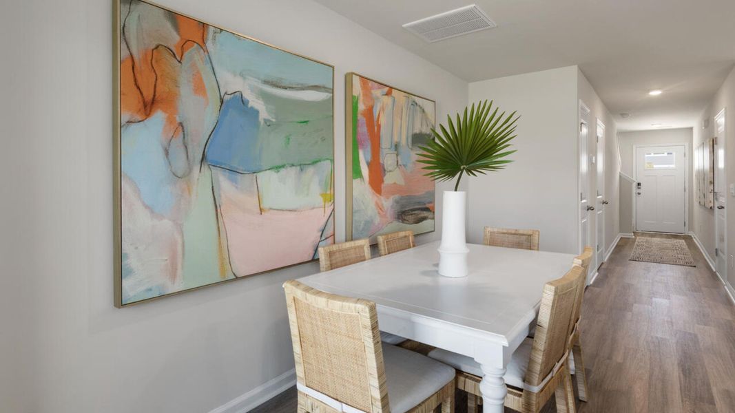 Furnished interior view inside a new home in The Willows at Blake Farm, Wilmington (Image 10).