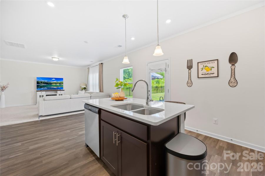 Furnished interior view inside a new home in Orchard Creek, Charlotte (Image 26).